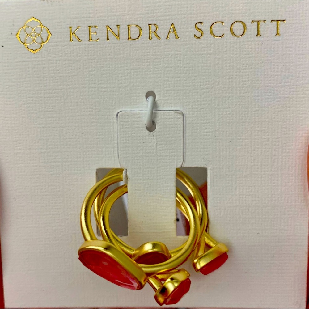 KENDRA SCOTT Ivy Ring Set pink - Picture 2 of 11